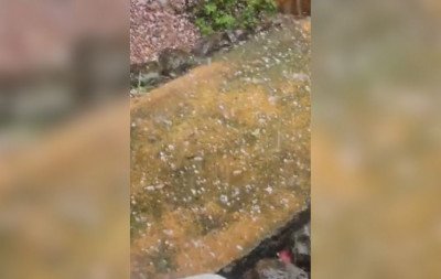 Temporal acompanha queda de granizo em Gramado; veja vídeo