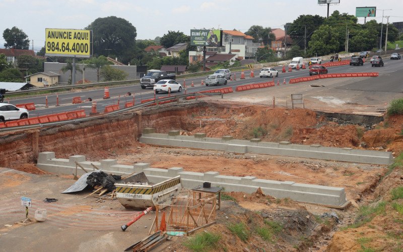 Obras nas proximidades do novo Boulevard Germânia em Novo Hamburgo estão em etapa de colocação de rachões e compactação | abc+