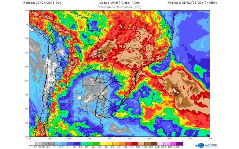 Projeção de chuva para sete dias | abc+