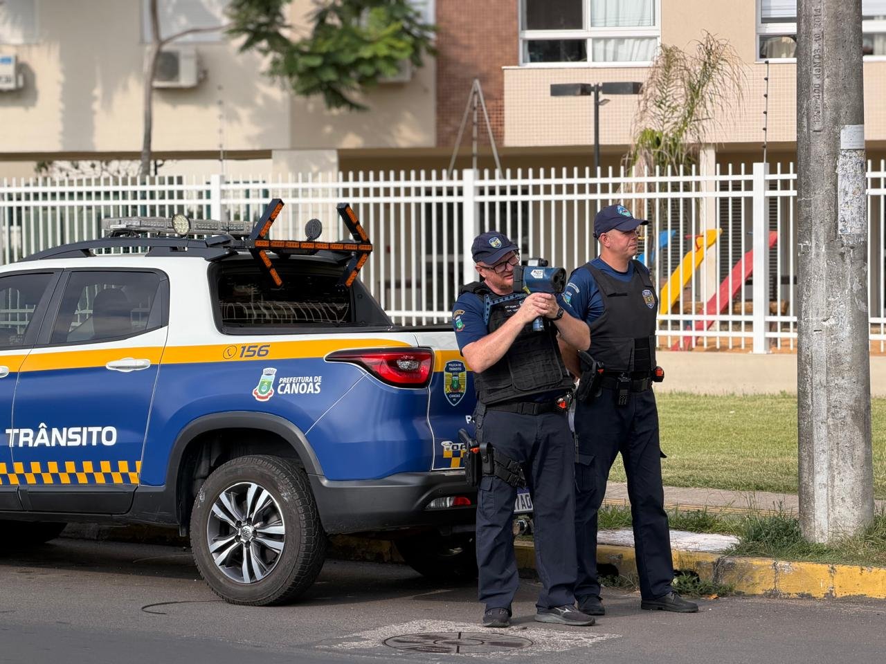 &ldquo;Objetivo da a&ccedil;&atilde;o &eacute; proteger vidas&rdquo;: Foram 24 motoristas flagrados acima da velocidade na volta do radar em Canoas