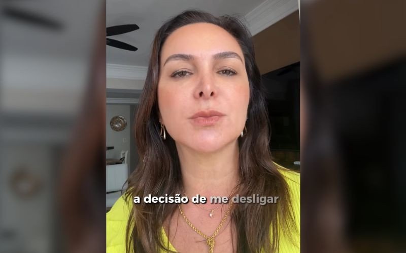 Vice-prefeita, Regina Caetano anunciou saída do cargo de titular da Sedetec em vídeo nas redes sociais