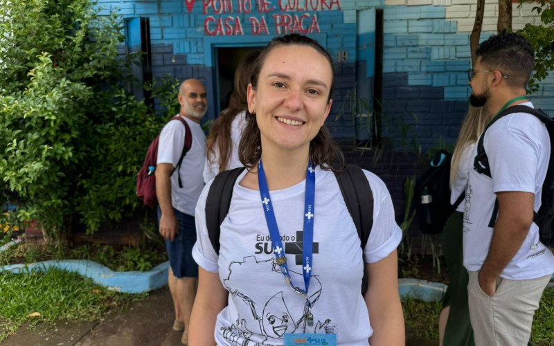 Representante da Secretaria Municipal de Saúde, Rafaella Dresch