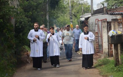 Capela em Campo Bom realiza procissão em homenagem à Nossa Senhora dos Navegantes