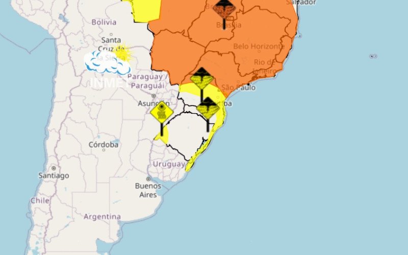 RS tem dois alertas extremos: de um lado, chuva intensa; de outro, baixa umidade | abc+