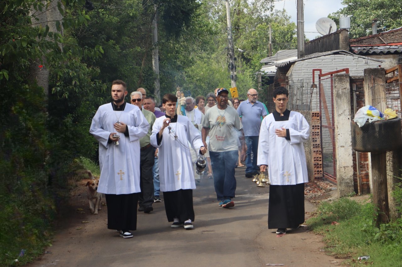Capela em Campo Bom realiza prociss&atilde;o em homenagem &agrave; Nossa Senhora dos Navegantes