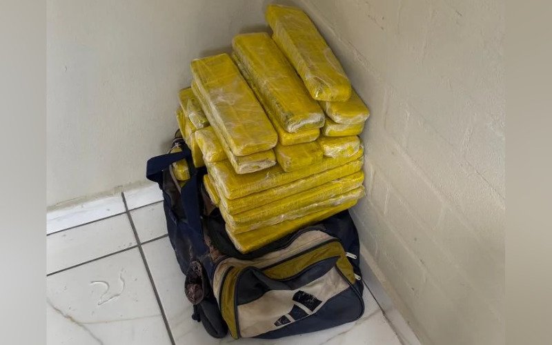 Tijolos estavam dentro e sobre mochila no quarto do investigado | abc+