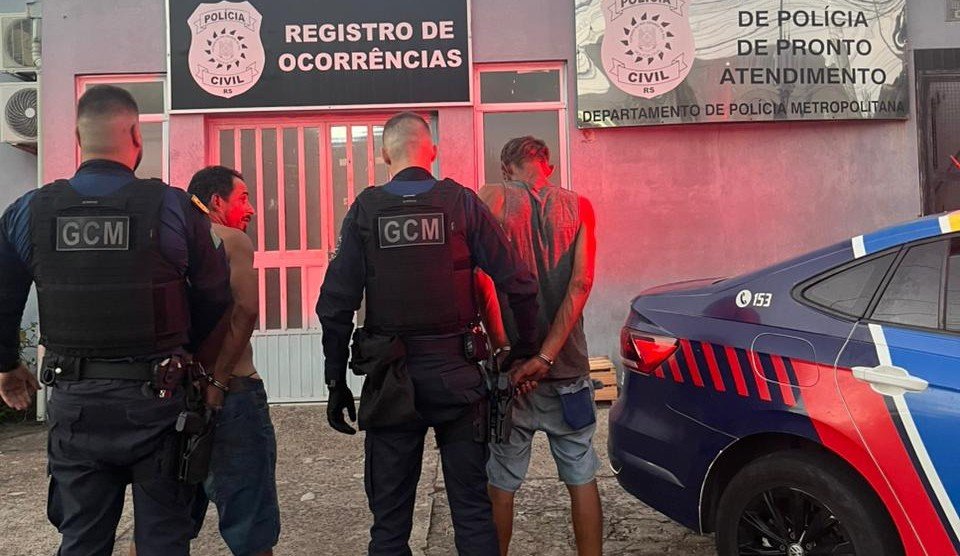 Dupla é presa após videomonitoramento flagrar furto de fios no Centro de São Leopoldo