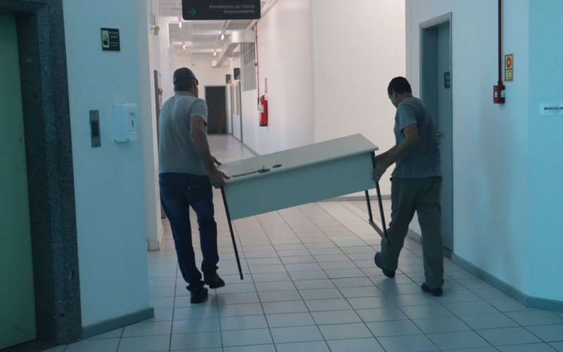Escola do Sesi nos preparativos finais para receber os alunos no dia 9 de fevereiro