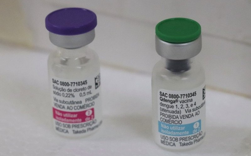 Vacina contra a dengue será distribuída em todo o Estado