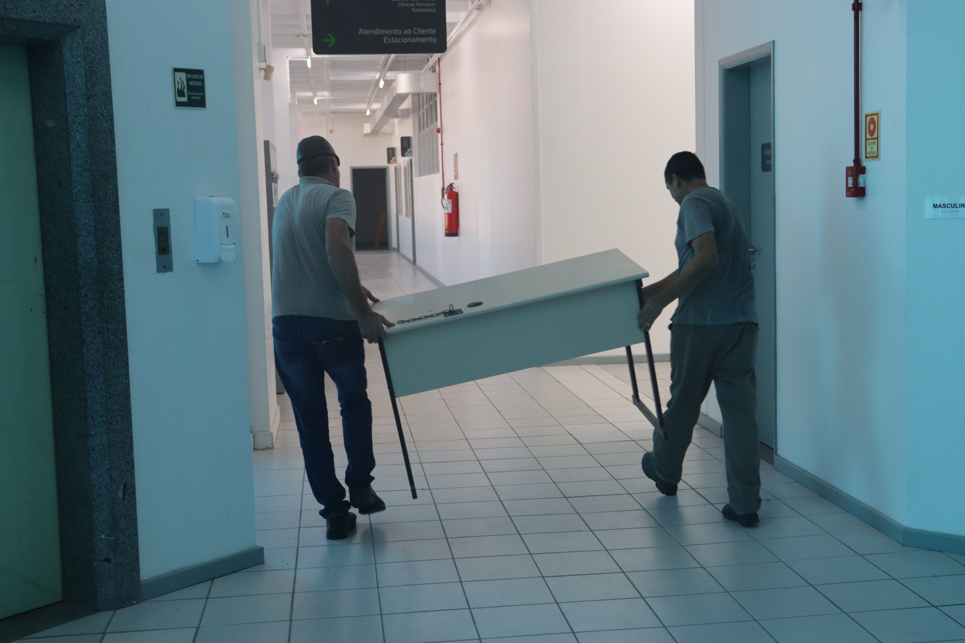 Escola do Sesi de Novo Hamburgo organiza preparativos finais para atender a comunidade