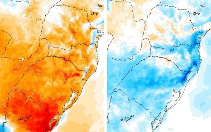 Frente fria vai amenizar onda de calor no Rio Grande do Sul | abc+