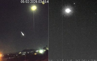 VÍDEO: Meteoro com característica explosiva e dezenas de outros fenômenos iluminam céu do RS e impressionam moradores