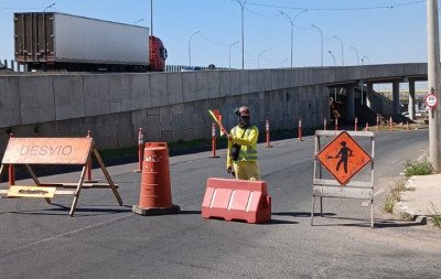 BR-116: Obras em São Leopoldo causam novo bloqueio com desvio na RS-240