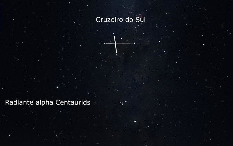 Chuva de meteoros Alpha Centaurids atinge pico neste domingo (8) | abc+