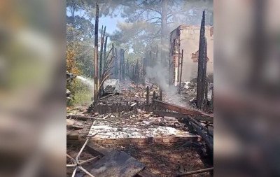VÍDEO: Casa fica completamente destruída por incêndio em Rolante