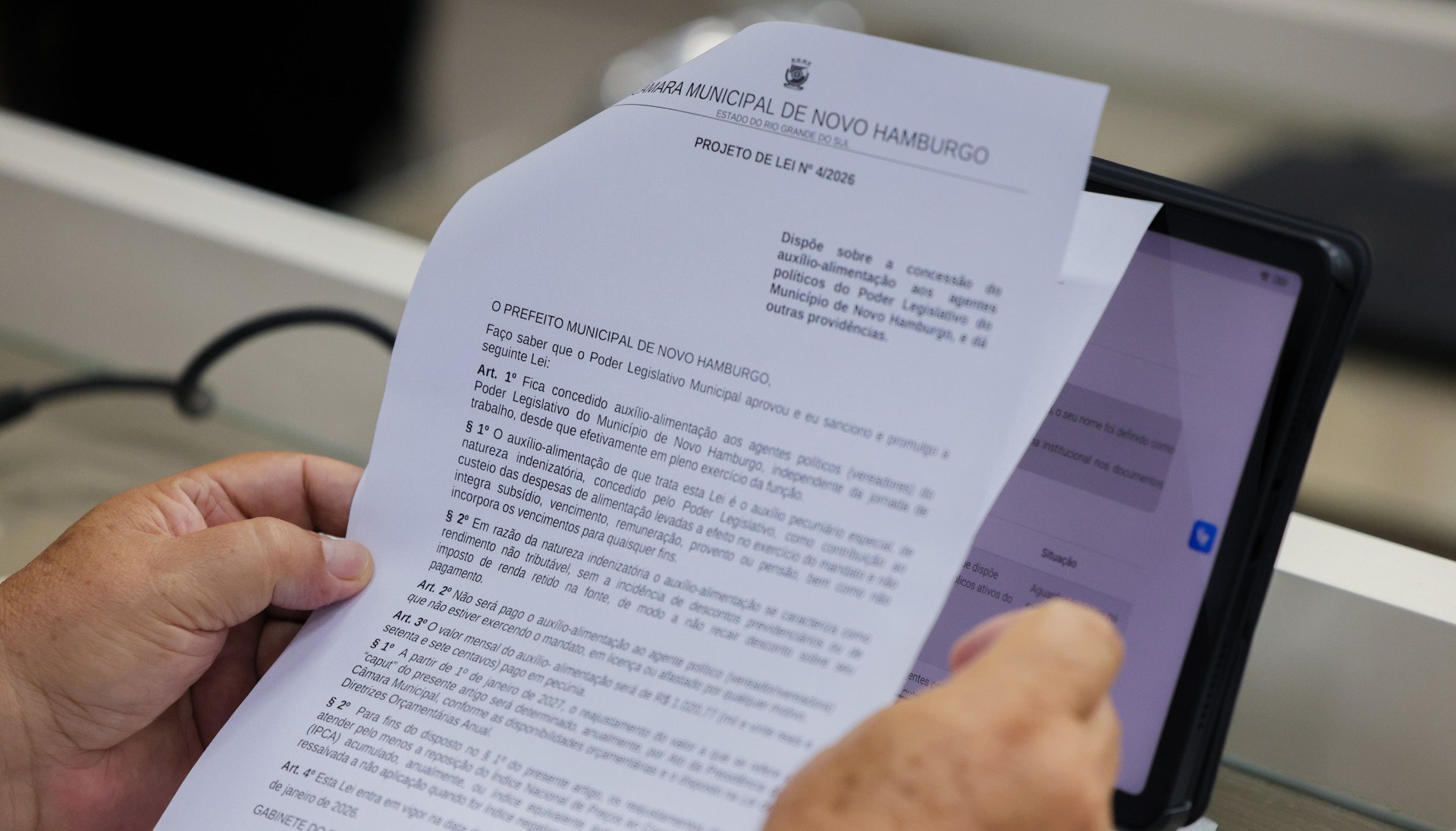 Projeto que cria vale-alimentação para vereadores vai para votação decisiva nesta segunda-feira (9)