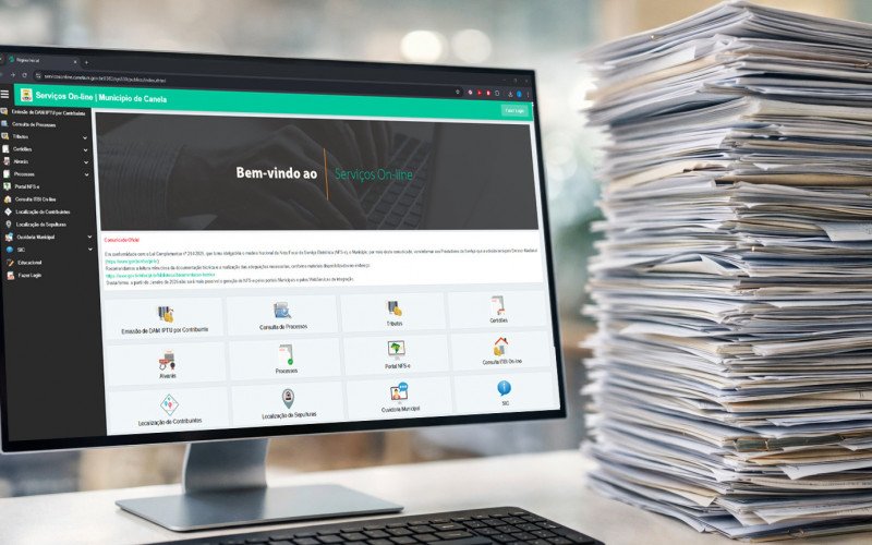 Canela implementa novo sistema e digitaliza processos administrativos