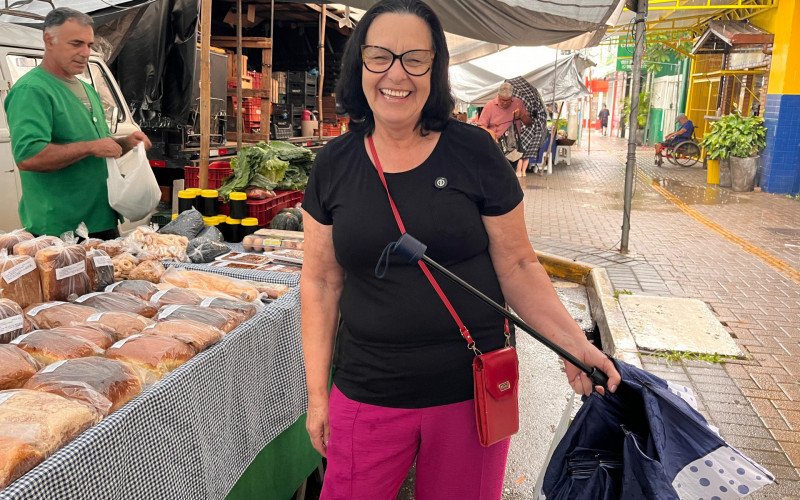 Cliente fiel da Feira do Produtor de Novo Hamburgo, Claci | abc+