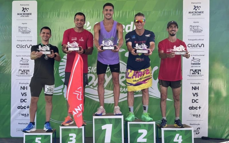 Vencedores dos 3 km do Sicredi Day Run Tramandaí neste domingo (8)
