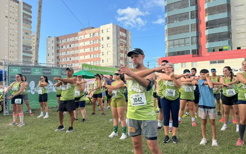 Aquecimento para prova da Secredi Day Run