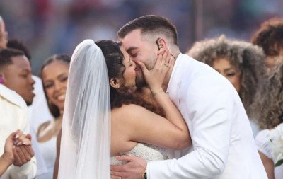 Casamento durante show de Bad Bunny no Super Bowl foi real; saiba a história