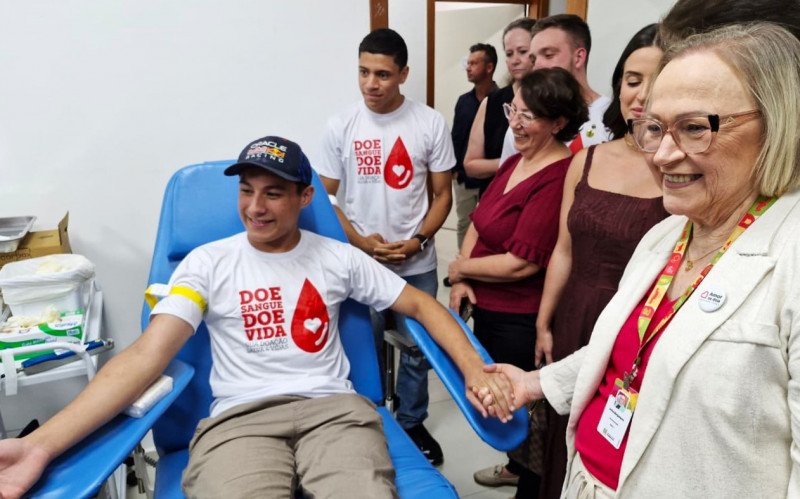 Luis Felipe Schuck doou sangue pela primeira vez | abc+
