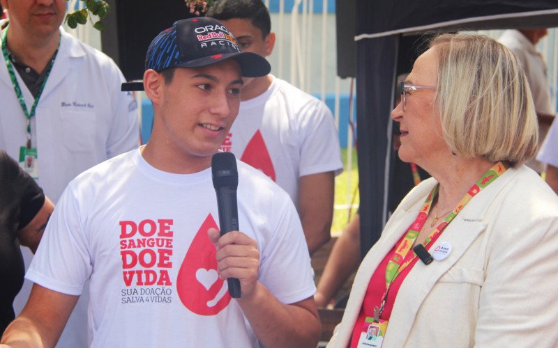 Luis Felipe conta o que o levou a doar sangue