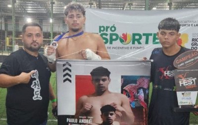 Projeto social da Vila Brás leva atletas de São Leopoldo ao pódio no muay thai