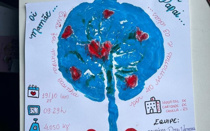 Hospital de Canela fortalece o cuidado humanizado com projeto "Árvore da Vida" na Maternidade