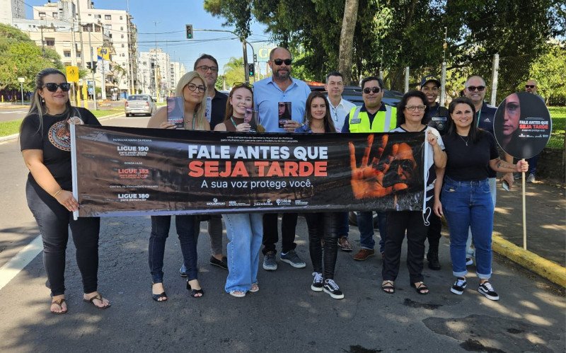 2ª edição da Blitz Lilás ocorreu nesta quarta-feira (11) em São Leopoldo