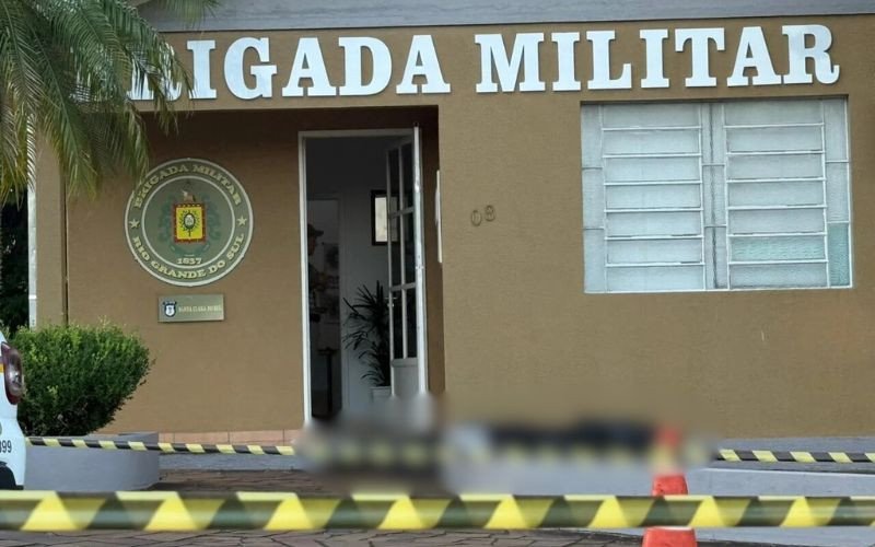 Elton Luiz Leuze foi encontrado morto em frente ao quartel da BM de Santa Clara do Sul nesta quarta-feira (11) | abc+