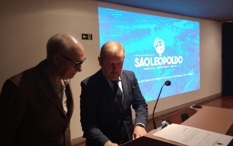 Valmir Pizzutti é empossado secretário de Desenvolvimento Econômico e Tecnológico de São Leopoldo