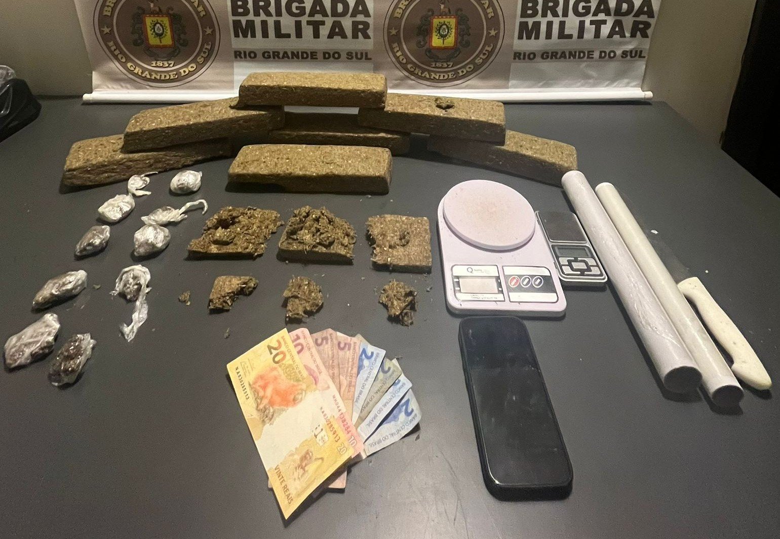 Homem é preso com mais de três quilos de droga em Canela
