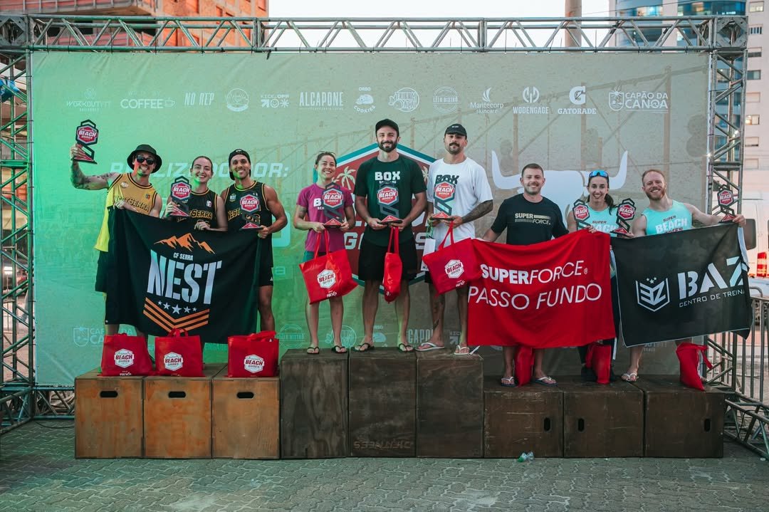 Box Scharlau conquista ouro no Super Beach Games 2026