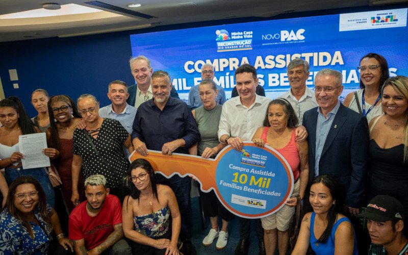 Marca de 10 mil beneficiários foi comemorada em Porto Alegre | abc+