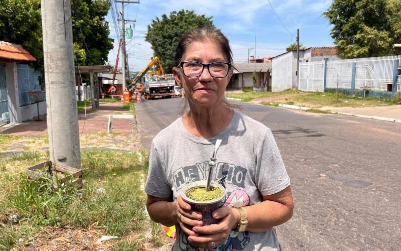 Teresinha Vieira conta que a manhã foi de prejuízo por conta da falta de luz | abc+