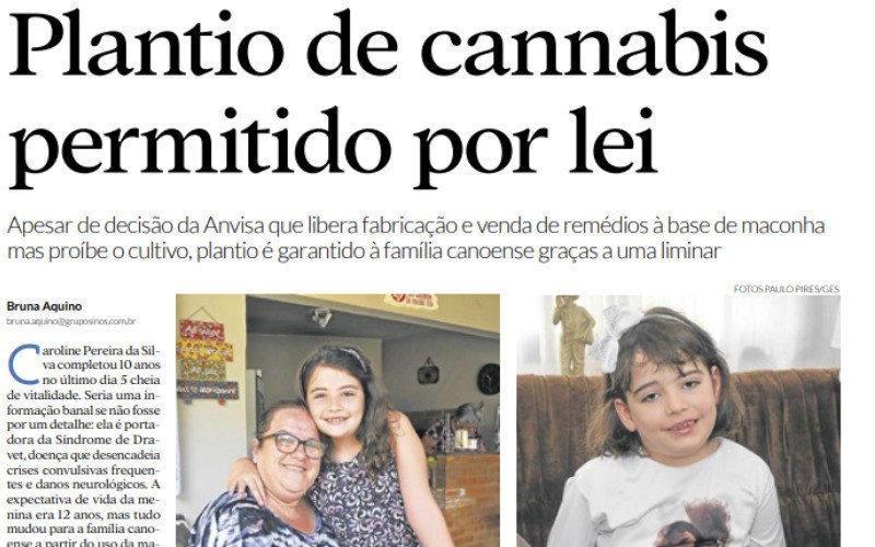 Reportagem com a Carol Pereira da Silva sobre canabidiol em 2020 | abc+