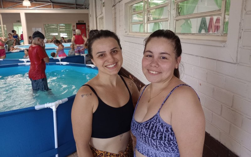 Thais Bianca e Ana Julia sempre participam dos encontros da Ammep