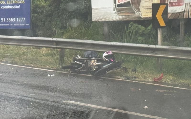 Moto na pista provoca congestionamento na BR-116 | abc+