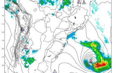 Ciclone extratropical e temporais isolados: Área de baixa pressão transforma tempo no RS
