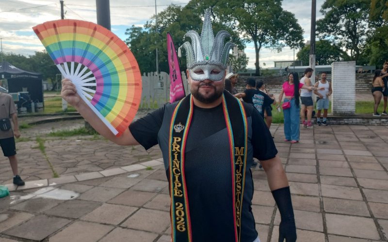 Diego Persch chamou os amigos para participar do Bloco Folia da Diversidade 