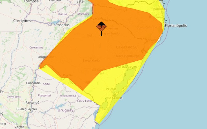 RS permanece em alerta para tempestades nesta ter&ccedil;a-feira (17)