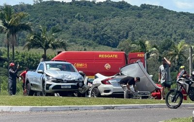 RS-239: Grave colisão deixa ao menos 6 feridos na região
