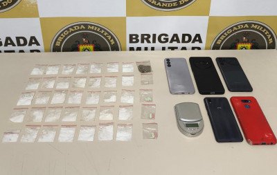 Casal é preso com 35 pacotes de cocaína em Nova Petrópolis