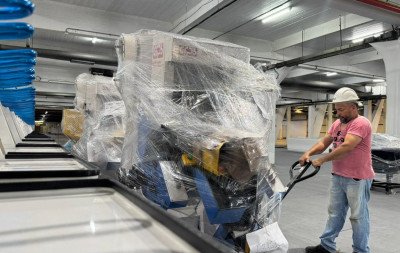 Pavilhões da Fenac começam a receber as primeiras máquinas para a 49ª Fimec
