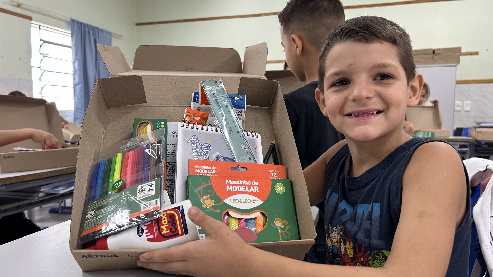 Início do ano letivo em cidade do Vale do Paranhana é com material escolar para todos os estudantes