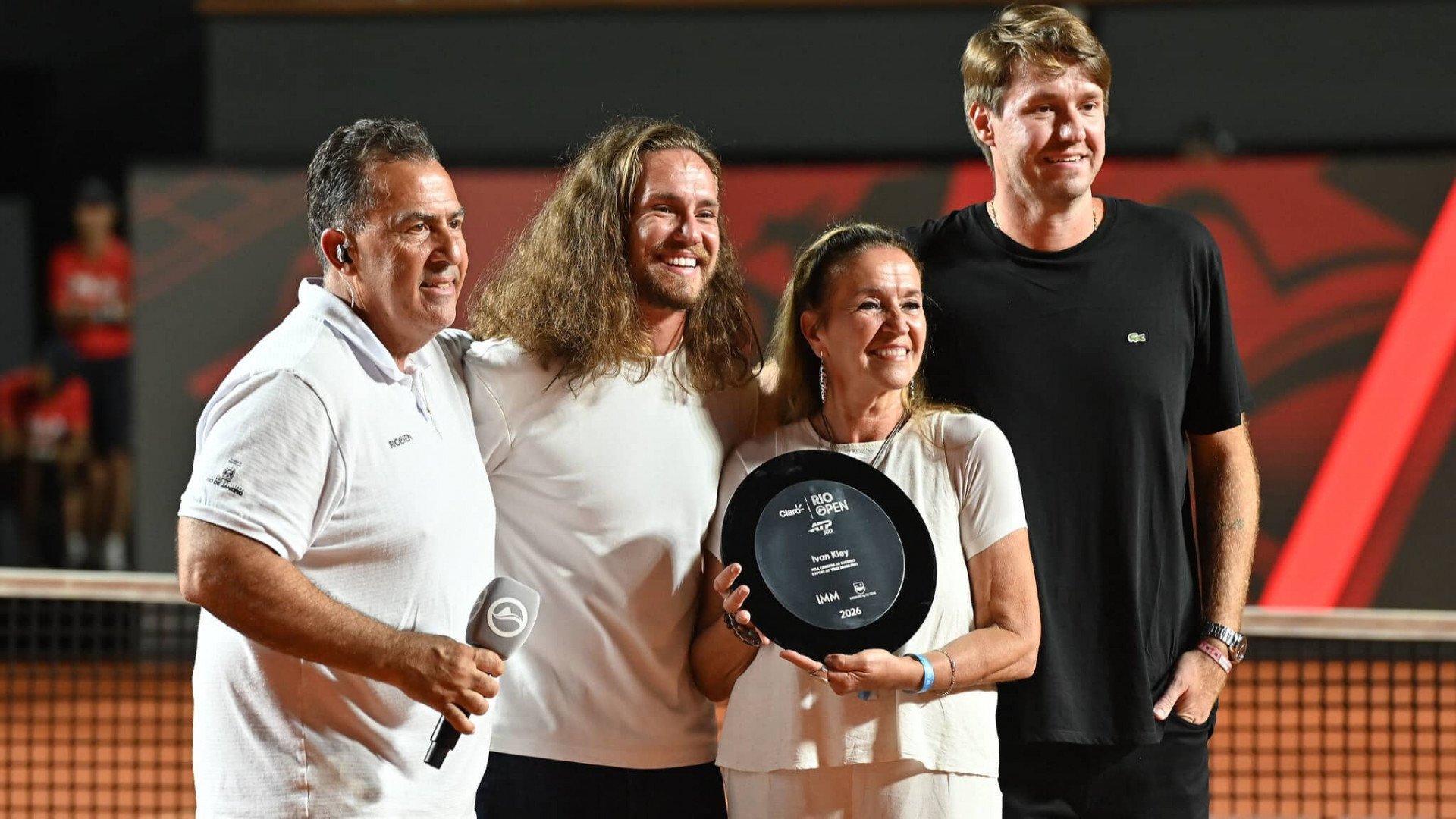Ivan Kley é homenageado no Rio Open