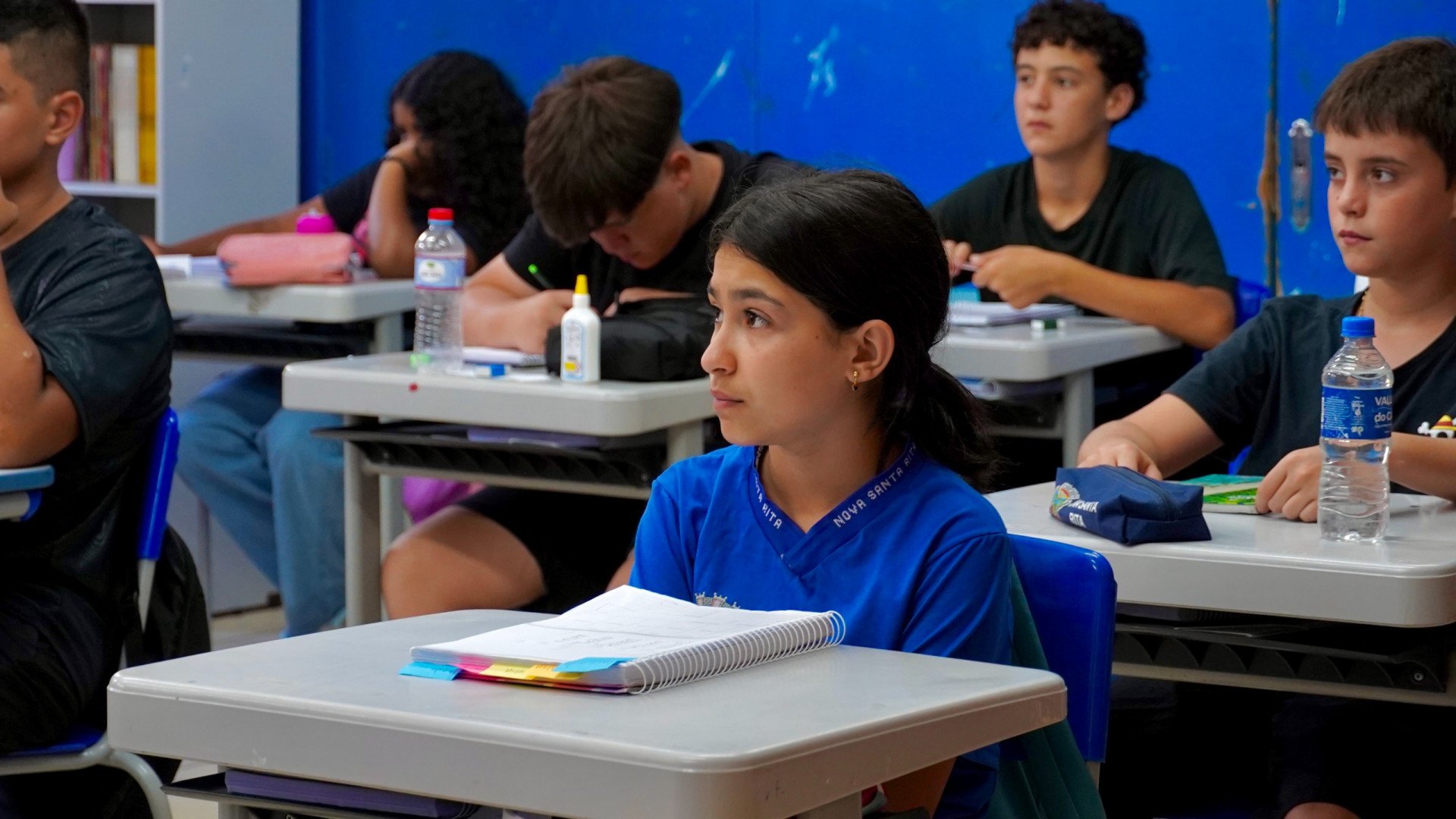 Ano letivo come&ccedil;a em Nova Santa Rita; veja como foi o in&iacute;cio das aulas