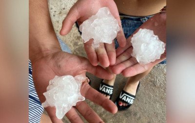 Alerta na Argentina: Sistema de tempestades gera granizo gigante e ventos destrutivos; saiba se tempo severo pode avançar pelo RS