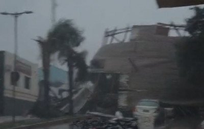 RS registra estragos após 91 milímetros de chuva em 12 horas e vento de 82 km/h